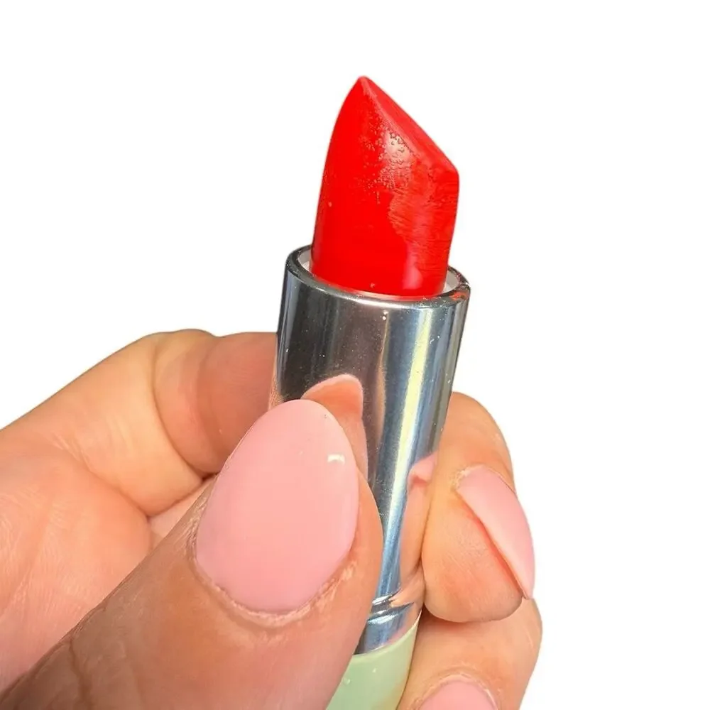 Clinique Long Last Soft Matte Lipstick Matte‎ Crimson Red Green Tube